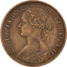 Coin, Great Britain, Victoria, Farthing, 1868, EF(40-45), Bronze, KM:747.2
