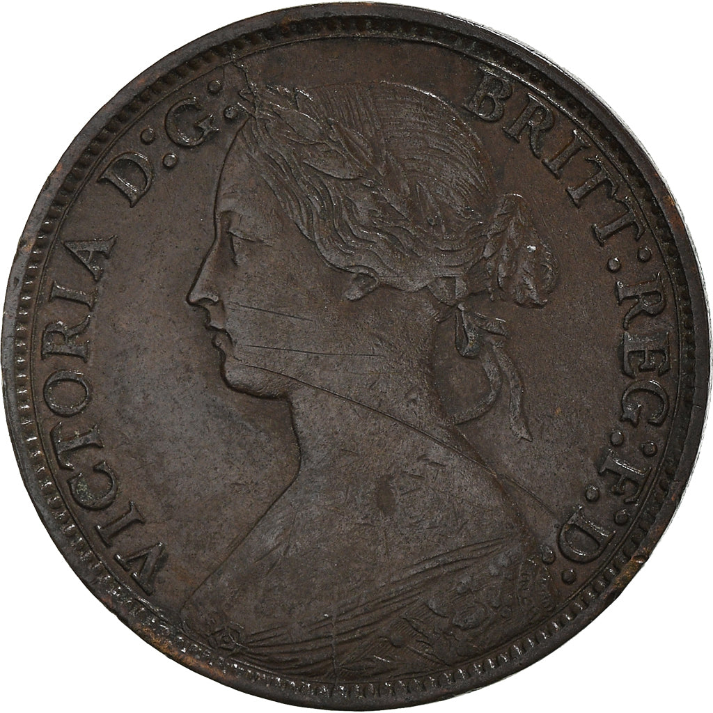 Moneta, Gran Bretagna, Victoria, Farthing, 1872, BB, Bronzo, KM:747.2
