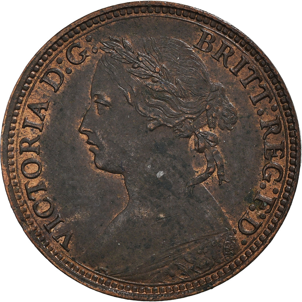 Moneta, Gran Bretagna, Victoria, Farthing, 1874, SPL-, Bronzo, KM:753