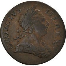 Coin, Great Britain, George III, 1/2 Penny, 1771, VF(30-35), Copper, KM:601