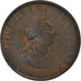 Coin, Great Britain, George III, 1/2 Penny, 1799, VF(20-25), Copper, KM:647