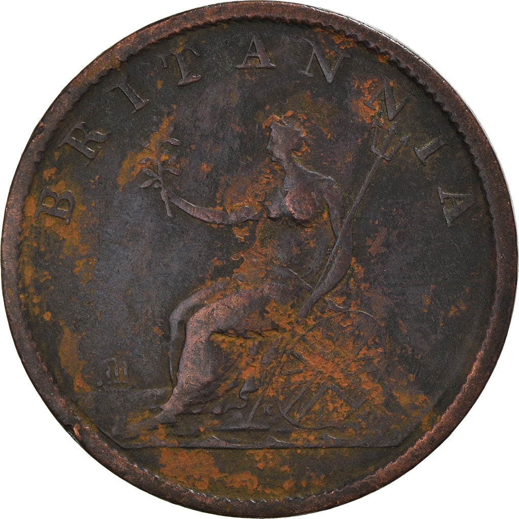 Münze, Großbritannien, George III, 1/2 Penny, 1807, S, Kupfer, KM:662