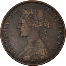 Coin, Great Britain, Victoria, 1/2 Penny, 1862, EF(40-45), Bronze, KM:748.2