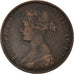 Coin, Great Britain, Victoria, 1/2 Penny, 1862, EF(40-45), Bronze, KM:748.2