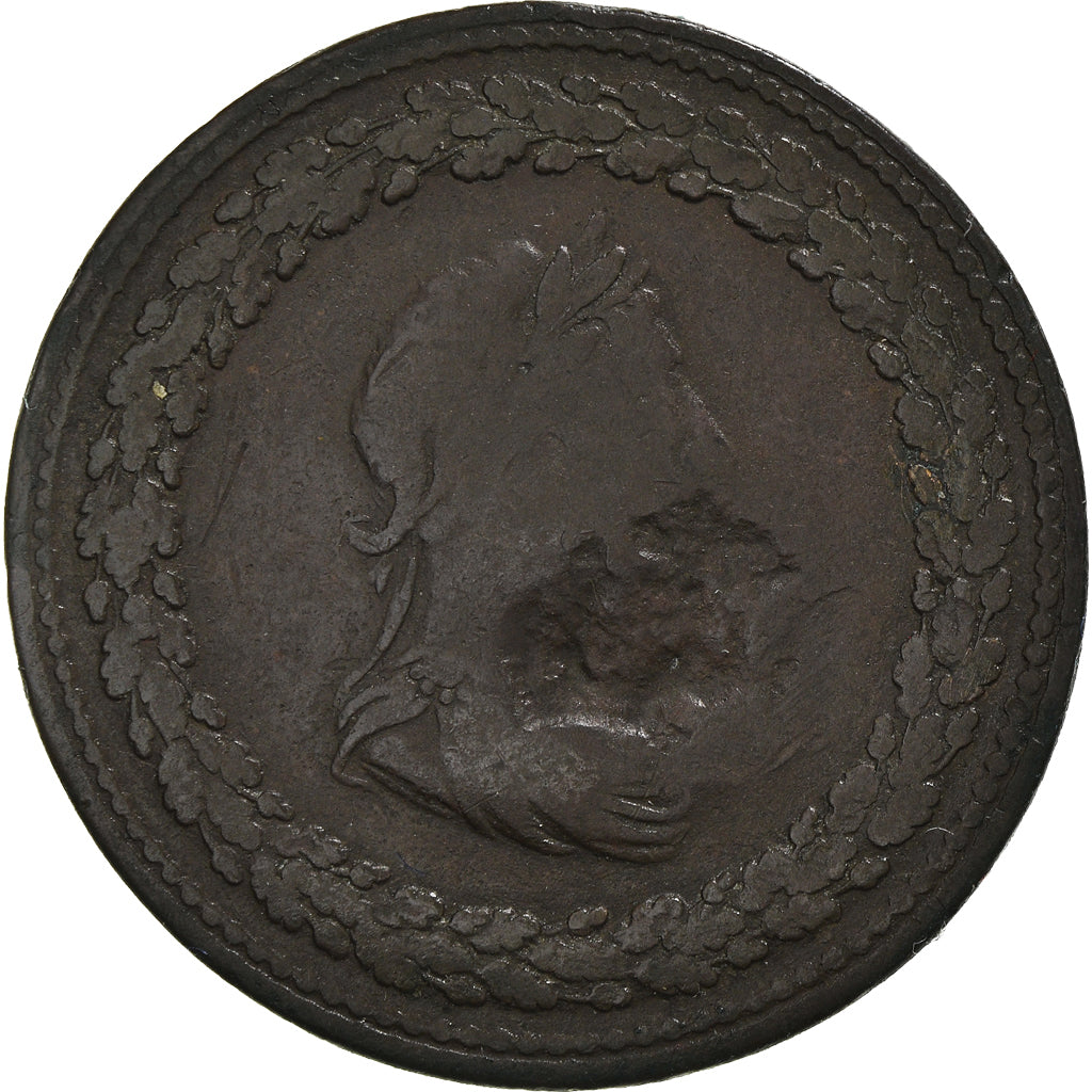 Coin, Canada, LOWER CANADA, Halfpenny Token, 1812, VF(20-25), Brass