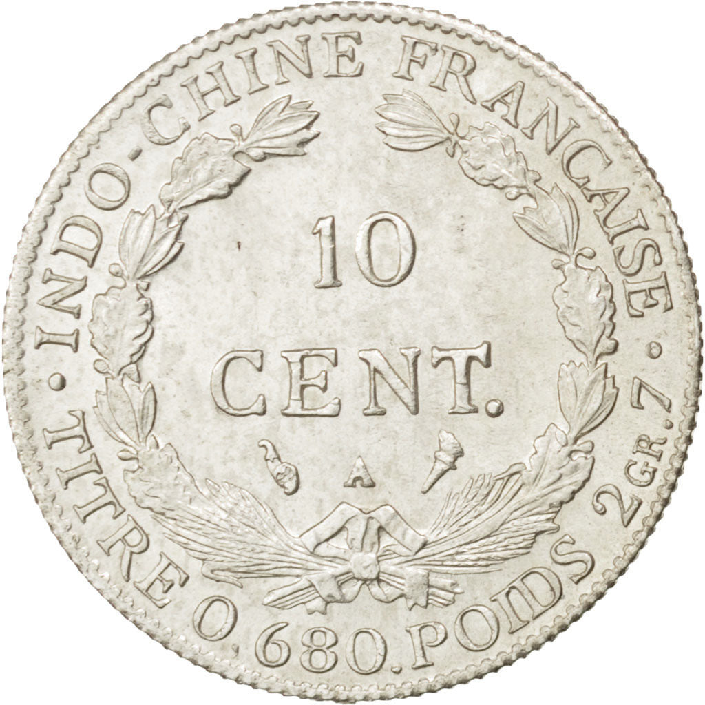Indochine, 10 Cent 1927 A, KM 16.1