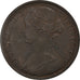 Coin, Great Britain, Victoria, Penny, 1862, AU(50-53), Bronze, KM:749.2