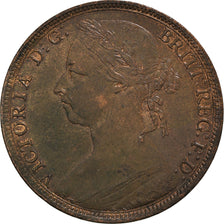 Monnaie, Grande-Bretagne, Victoria, Penny, 1891, SUP, Bronze, KM:755