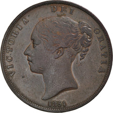 Münze, Großbritannien, Victoria, Penny, 1851, London, SS, Kupfer, KM:739