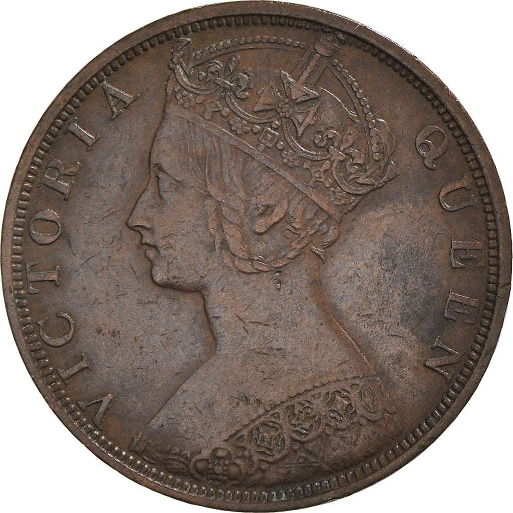 Coin, Hong Kong, Victoria, Cent, 1900, EF(40-45), Bronze, KM:4.3