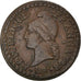 Moneda, Francia, Dupré, Centime, AN 7, Paris, BC+, Bronce, KM:646, Gadoury:76