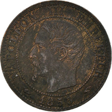 Munten, Frankrijk, Napoleon III, Centime, 1853, Paris, ZF+, Bronzen, KM:775.1