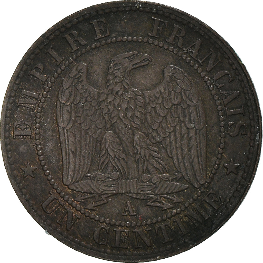 Munten, Frankrijk, Napoleon III, Centime, 1853, Paris, ZF+, Bronzen, KM:775.1