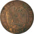 Moneda, Francia, Napoleon III, Centime, 1862, Paris, MBC+, Bronce, KM:795.1