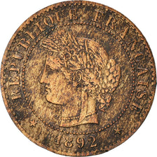 Coin, France, Cérès, Centime, 1892, Paris, EF(40-45), Bronze, KM:826.1