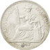FRENCH INDO-CHINA, 10 Cents, 1937, Paris, KM #16.2, AU(50-53), Silver, Lecompte.