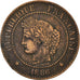 Münze, Frankreich, Cérès, 2 Centimes, 1886, Paris, SS, Bronze, KM:827.1