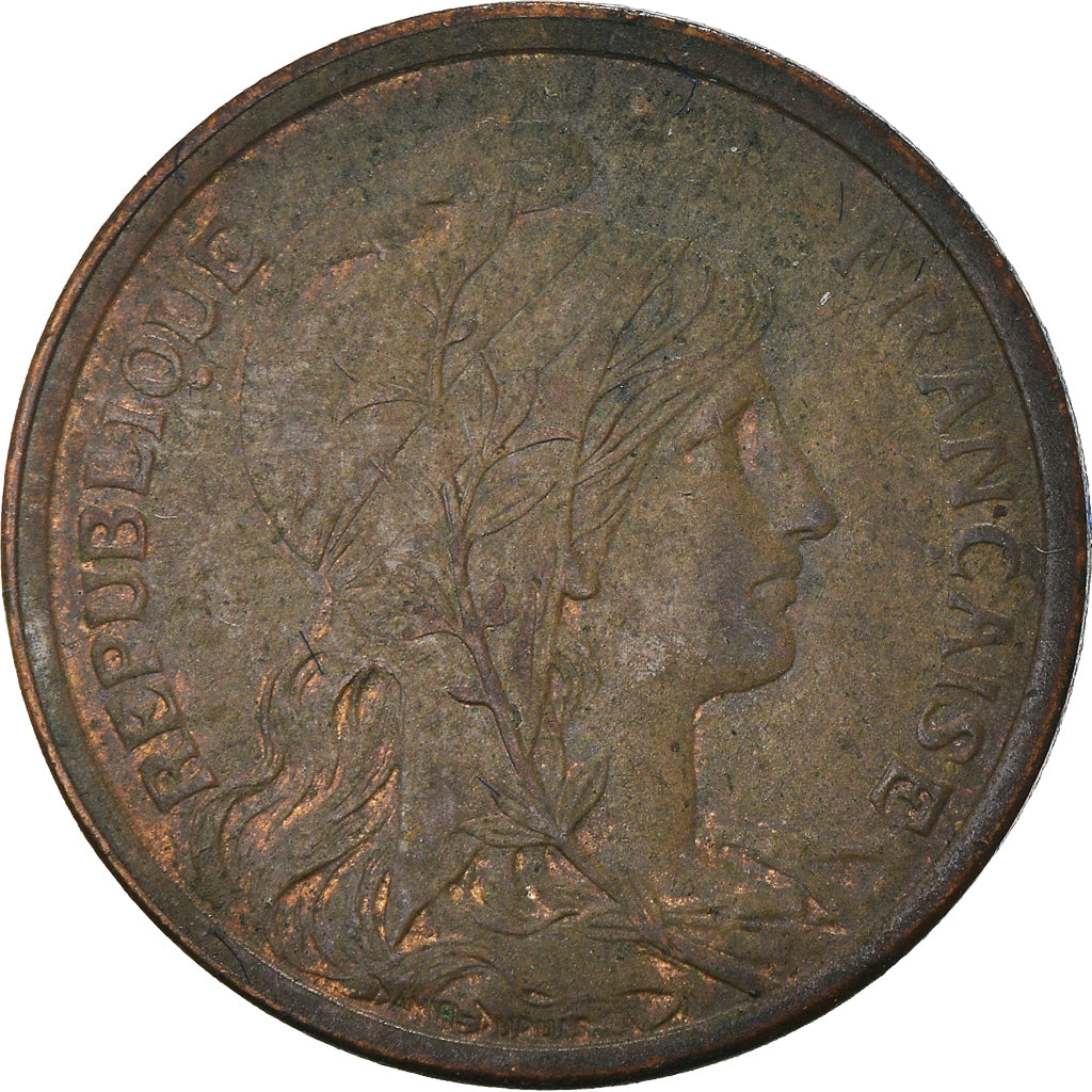 Monnaie, France, Dupuis, 2 Centimes, 1910, Paris, TTB+, Bronze, Gadoury:107