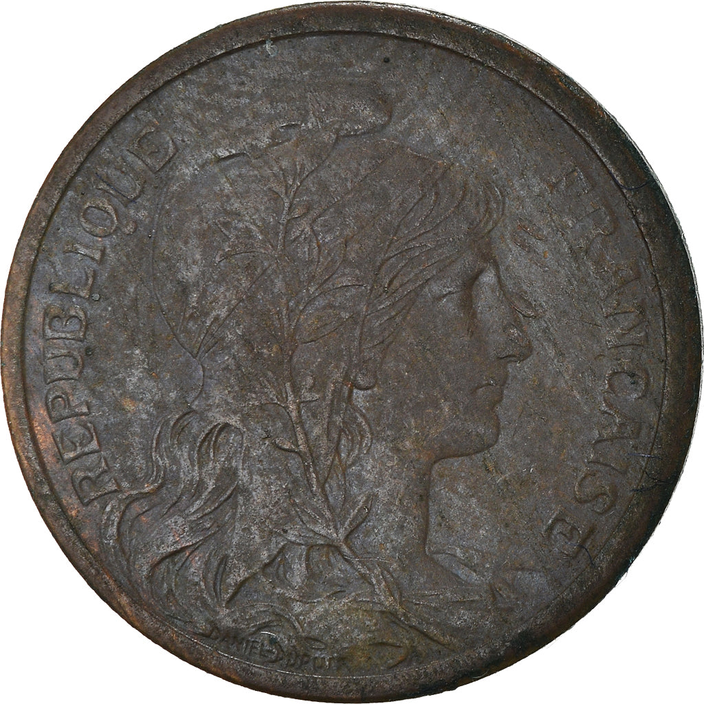 Moeda, França, Dupuis, 2 Centimes, 1911, Paris, EF(40-45), Bronze, KM:841