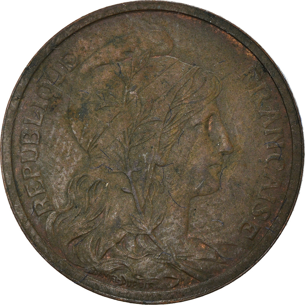 Munten, Frankrijk, Dupuis, 2 Centimes, 1913, Paris, ZF, Bronzen, KM:841