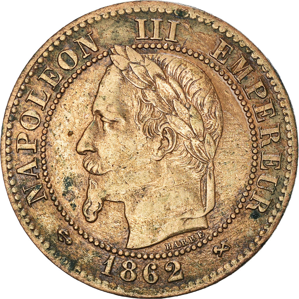 Münze, Frankreich, Napoleon III, 2 Centimes, 1862, Bordeaux, SS, Bronze