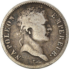 Moneta, Francia, Napoléon I, Franc, 1808, Strasbourg, MB, Argento, KM:682.3