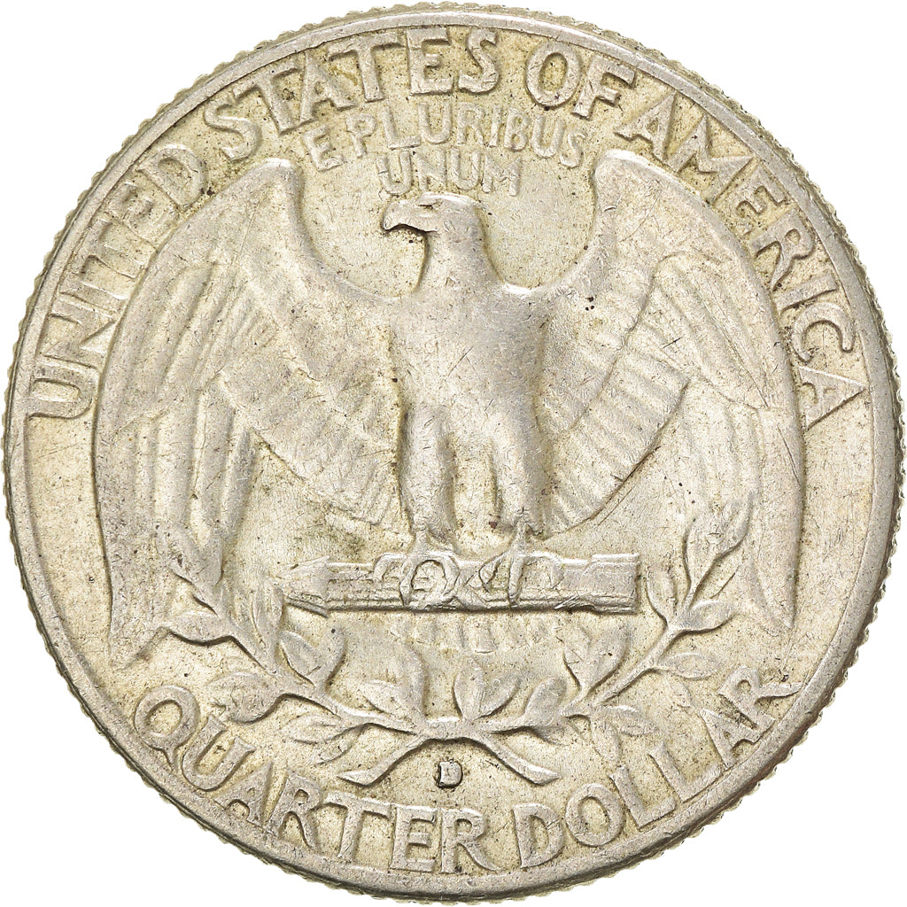 Coin, United States, Washington Quarter, Quarter, 1964, Denver, AU(50-53)