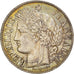 Moneta, Francja, Cérès, 2 Francs, 1887, Paris, AU(50-53), Srebro, KM:817.1