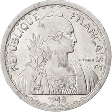 FRENCH INDO-CHINA, 10 Cents, 1945, Beaumont - Le Roger, KM #28.2, AU(55-58),...