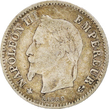Münze, Frankreich, Napoleon III, 20 Centimes, 1868, Paris, S+, Silber