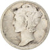 Coin, United States, Mercury Dime, Dime, 1918, U.S. Mint, San Francisco