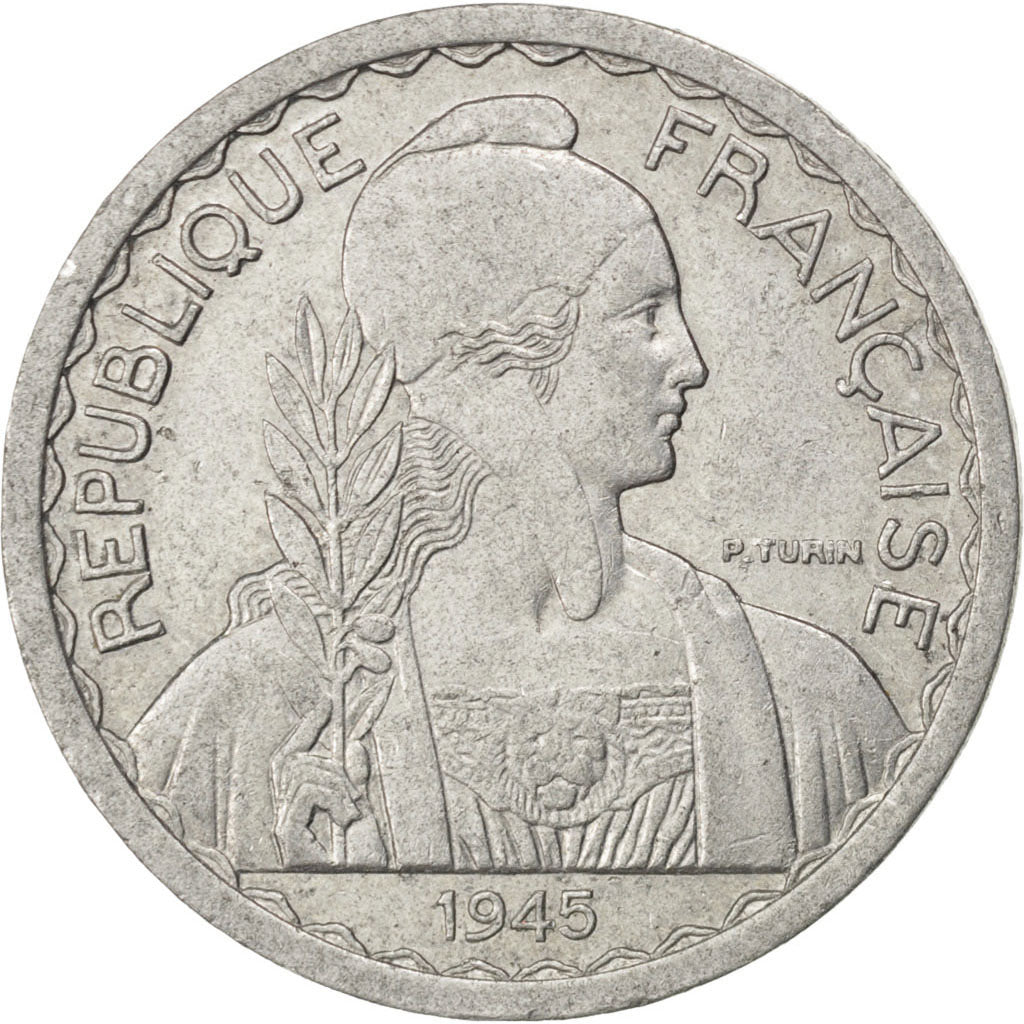 FRENCH INDO-CHINA, 20 Cents, 1945, Beaumont - Le Roger, KM #29.2, EF(40-45),...