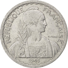 FRENCH INDO-CHINA, 20 Cents, 1945, Beaumont - Le Roger, KM #29.2, EF(40-45),...