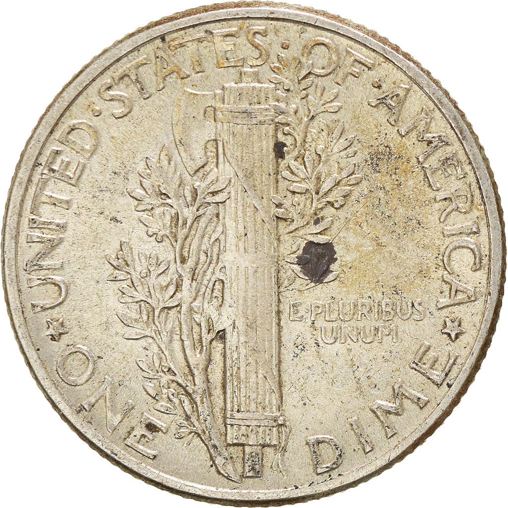 Munten, Verenigde Staten, Mercury Dime, Dime, 1944, U.S. Mint, Philadelphia