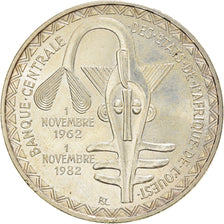 Moneta, Stati dell'Africa occidentale, 5000 Francs, 1982, SPL, Argento, KM:11