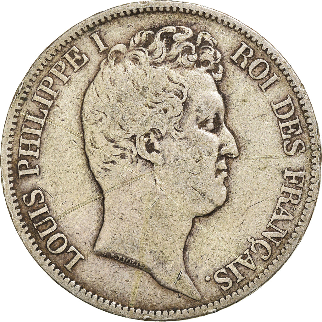 Monnaie, France, Louis-Philippe, 5 Francs, 1831, Bordeaux, TB, Argent