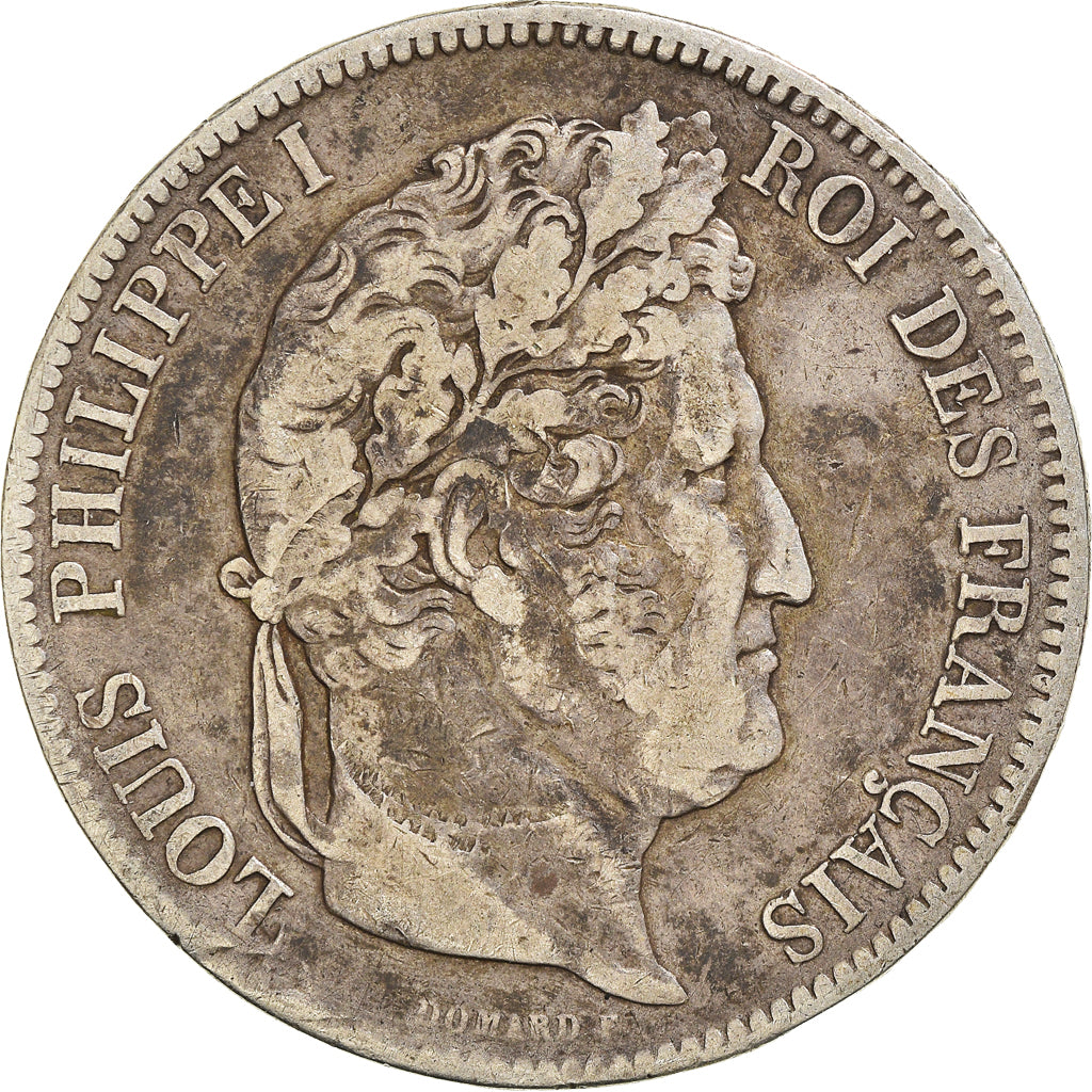 Munten, Frankrijk, Louis-Philippe, 5 Francs, 1841, Lille, FR, Zilver, KM:749.13
