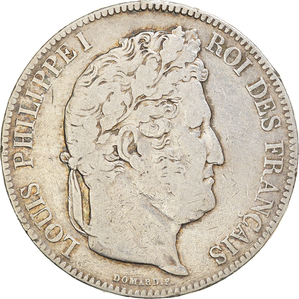Coin, France, Louis-Philippe, 5 Francs, 1832, Rouen, VF(20-25), Silver