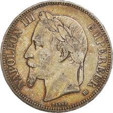 Coin, France, Napoléon III, 5 Francs, 1869, Strasbourg, VF(30-35), Silver