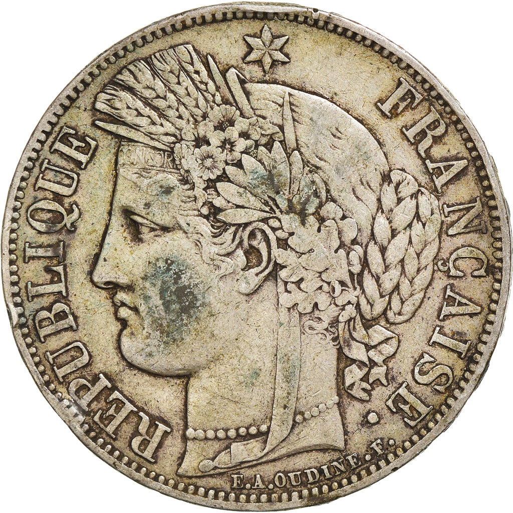 Monnaie, France, Cérès, 5 Francs, 1849, Paris, TB+, Argent, Gadoury:719