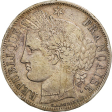 Coin, France, Cérès, 5 Francs, 1849, Paris, EF(40-45), Silver, KM:761.1