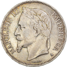 Coin, France, Napoleon III, 5 Francs, 1868, Paris, EF(40-45), Silver, KM:799.1