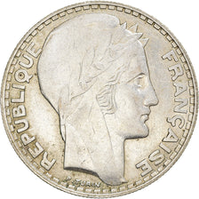 Coin, France, Turin, 20 Francs, 1933, Paris, Rameaux longs, AU(50-53), Silver
