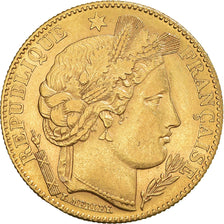 Coin, France, Cérès, 10 Francs, 1899, Paris, EF(40-45), Gold, KM:830