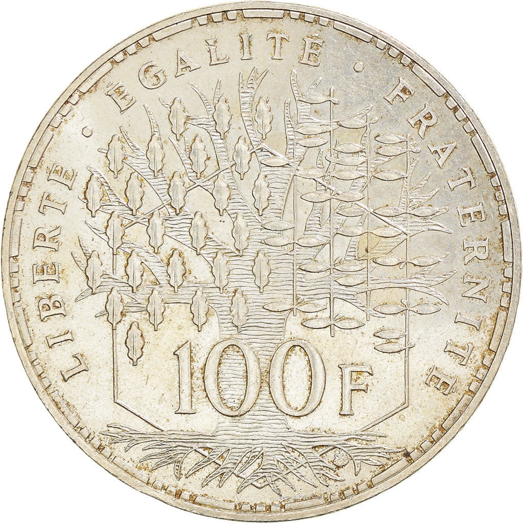 Coin, France, Panthéon, 100 Francs, 1982, Paris, EF(40-45), Silver, KM:951.1