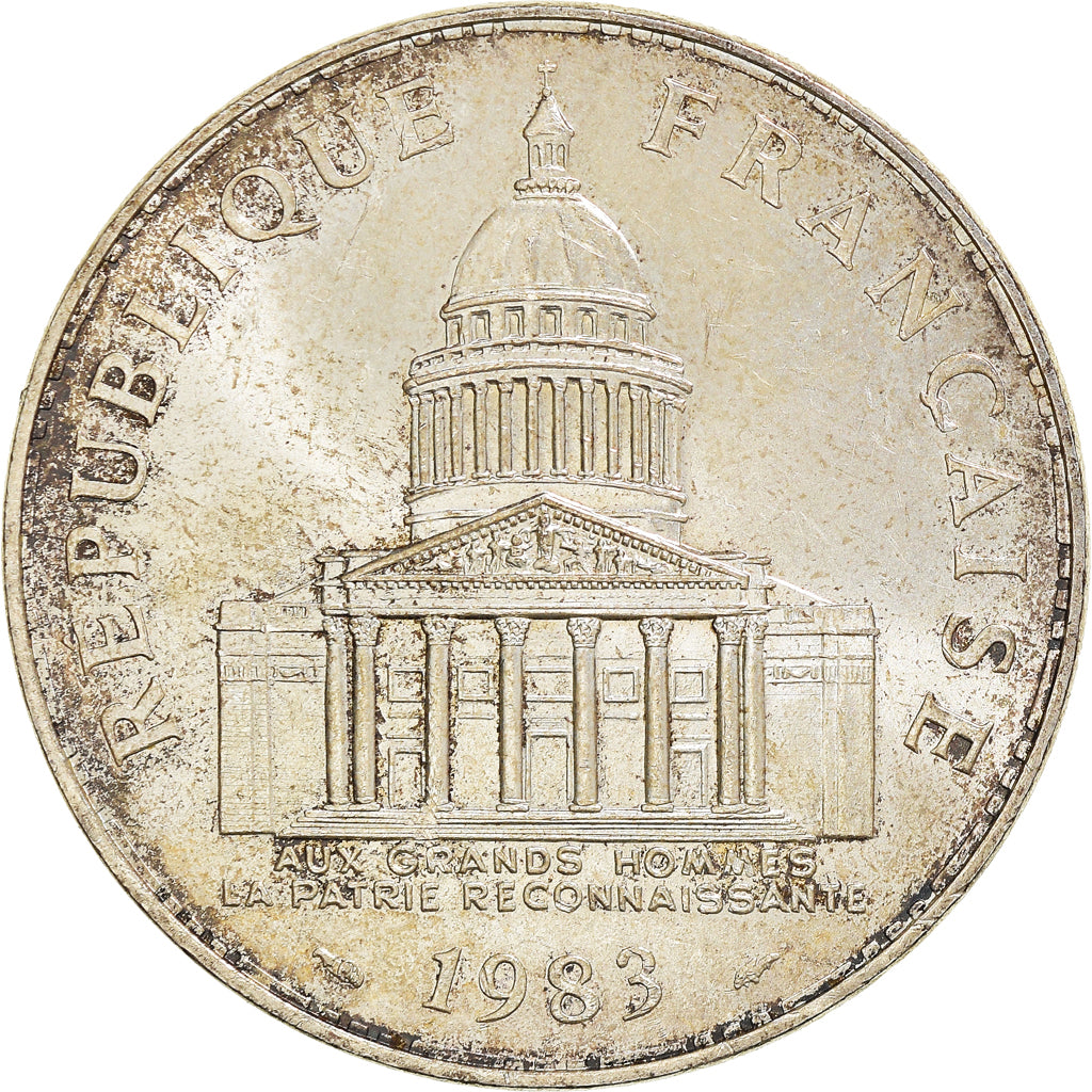 Münze, Frankreich, Panthéon, 100 Francs, 1983, Paris, SS, Silber, KM:951.1