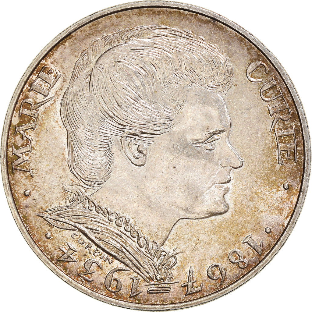 Monnaie, France, Marie Curie, 100 Francs, 1984, TTB+, Argent, Gadoury:899