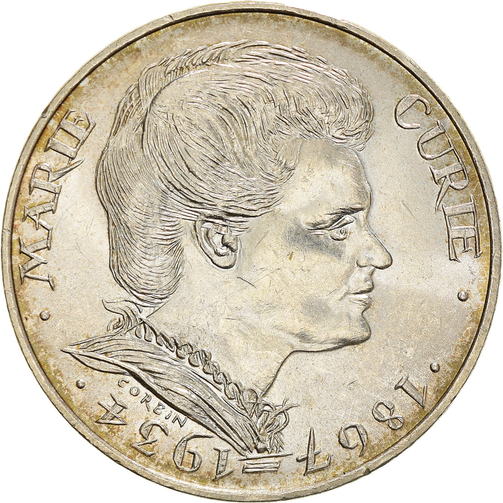 Coin, France, Marie Curie, 100 Francs, 1984, AU(55-58), Silver, KM:955
