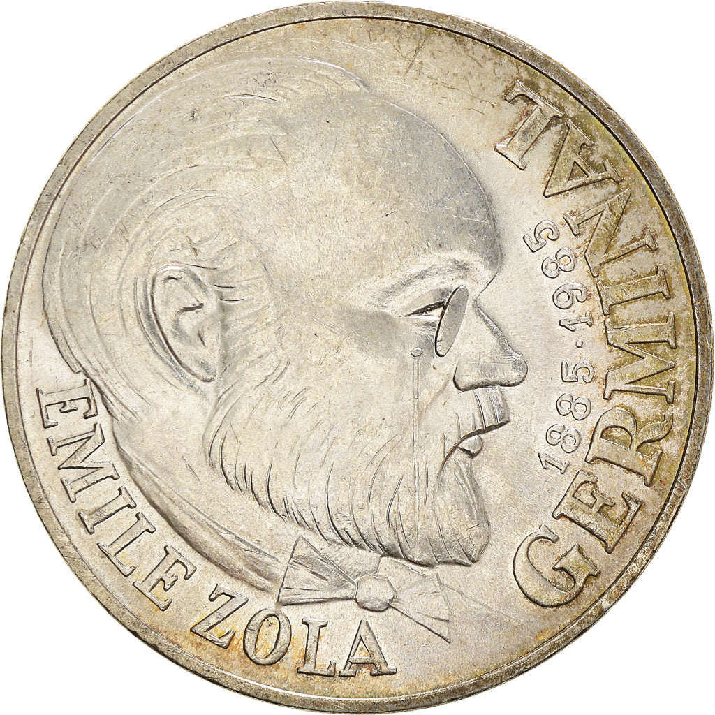 Coin, France, Germinal, 100 Francs, 1985, Paris, AU(55-58), Silver, KM:957