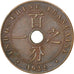 FRENCH INDO-CHINA, Cent, 1922, Paris, KM #12.1, EF(40-45), Bronze, 26, Lecompte.
